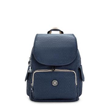 Kipling City Pack Medium Printed Rugzak Blauw | NL 1410KO